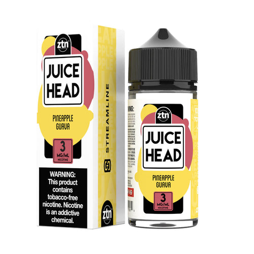 JuiceHead ZTN Pineapple Guava 100ml E-Juice - WORLDTRADERS USA LLC