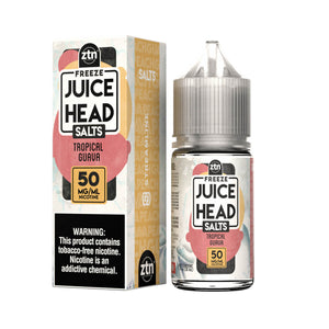 JuiceHead Guava Peach Freeze Salts 30ml E-Juice - WORLDTRADERS USA LLC