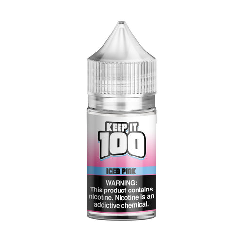 Keep it 100 Pink Iced Salt 30ml E-Juice - WORLDTRADERS USA