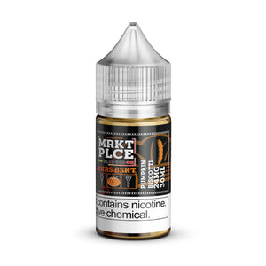 MRKTPLCE BKRS BSKT Pumpkin Biscotti Salt Nic 30ml E-Juice - WORLDTRADERS USA LLC