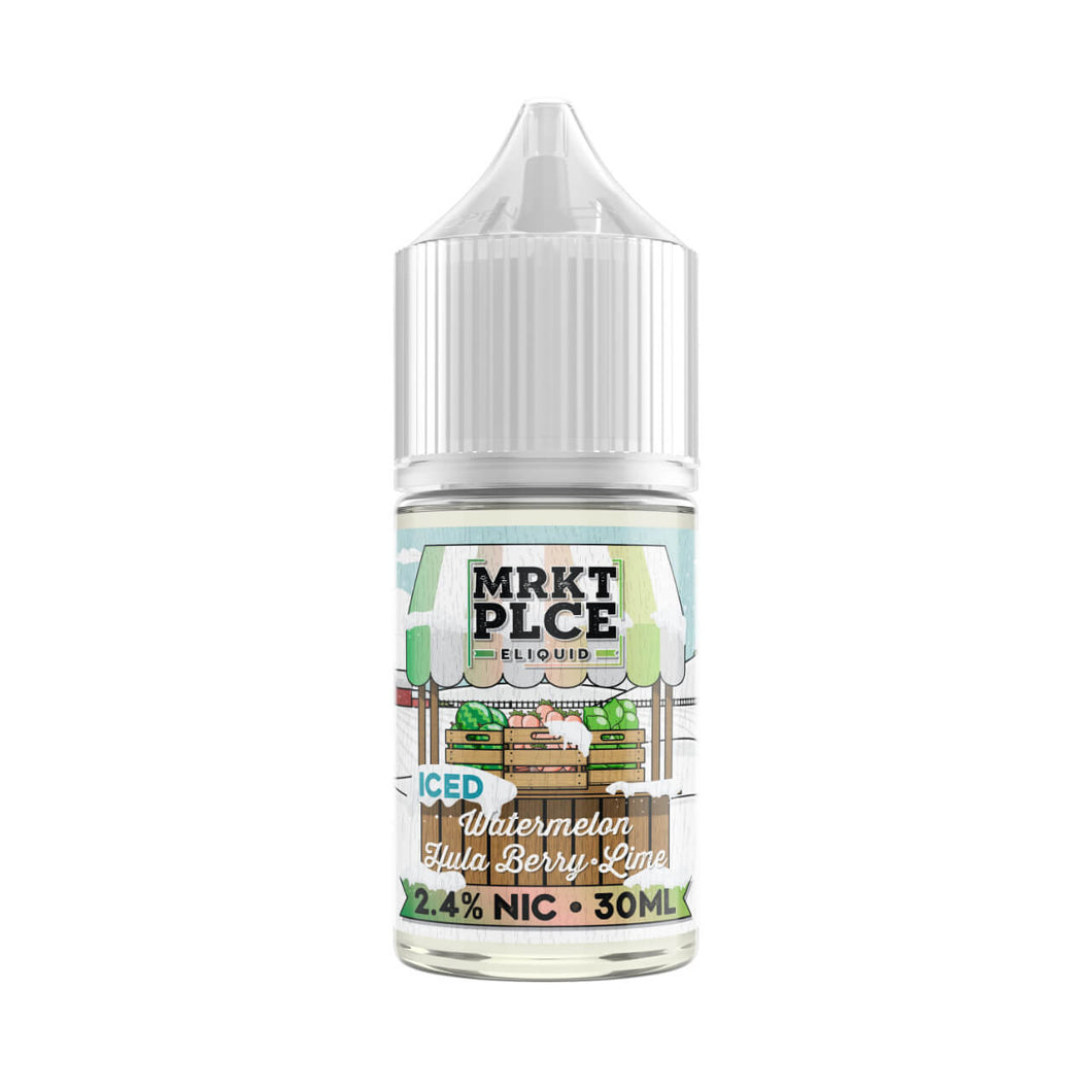 MRKTPLCE Iced Watermelon Hulaberry Lime Salt Nic 30ml E-Juice - WORLDTRADERS USA LLC