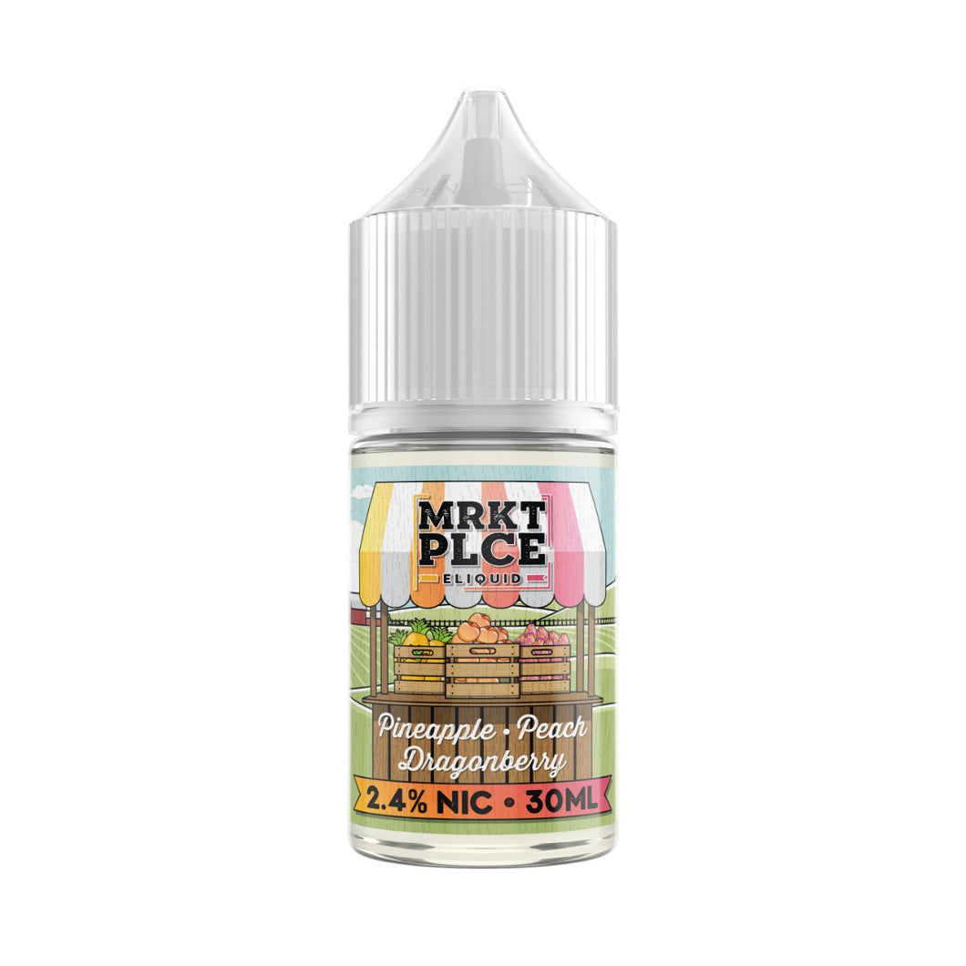 MRKTPLCE Pineapple Peach Dragonberry Salt Nic 30ml E-Juice - WORLDTRADERS USA LLC