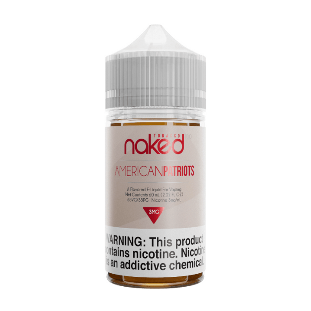 Naked 100 American Patriot 60ml E-Juice - WORLDTRADERS USA LLC