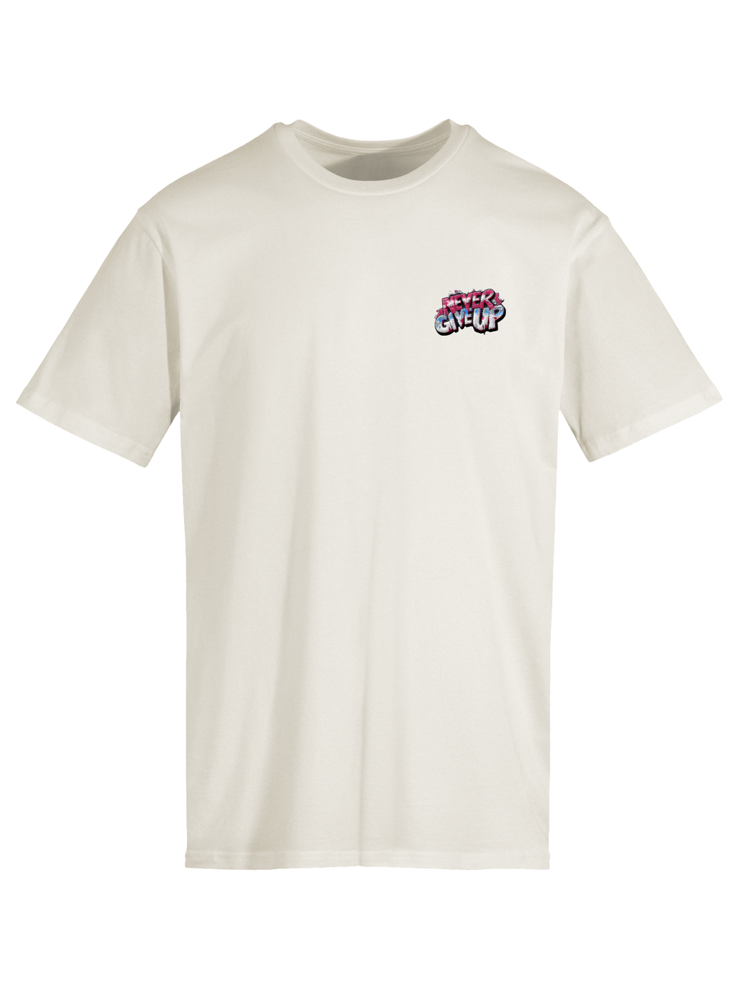 Never Give Up Graffiti Unisex T-Shirt - WORLDTRADERS USA