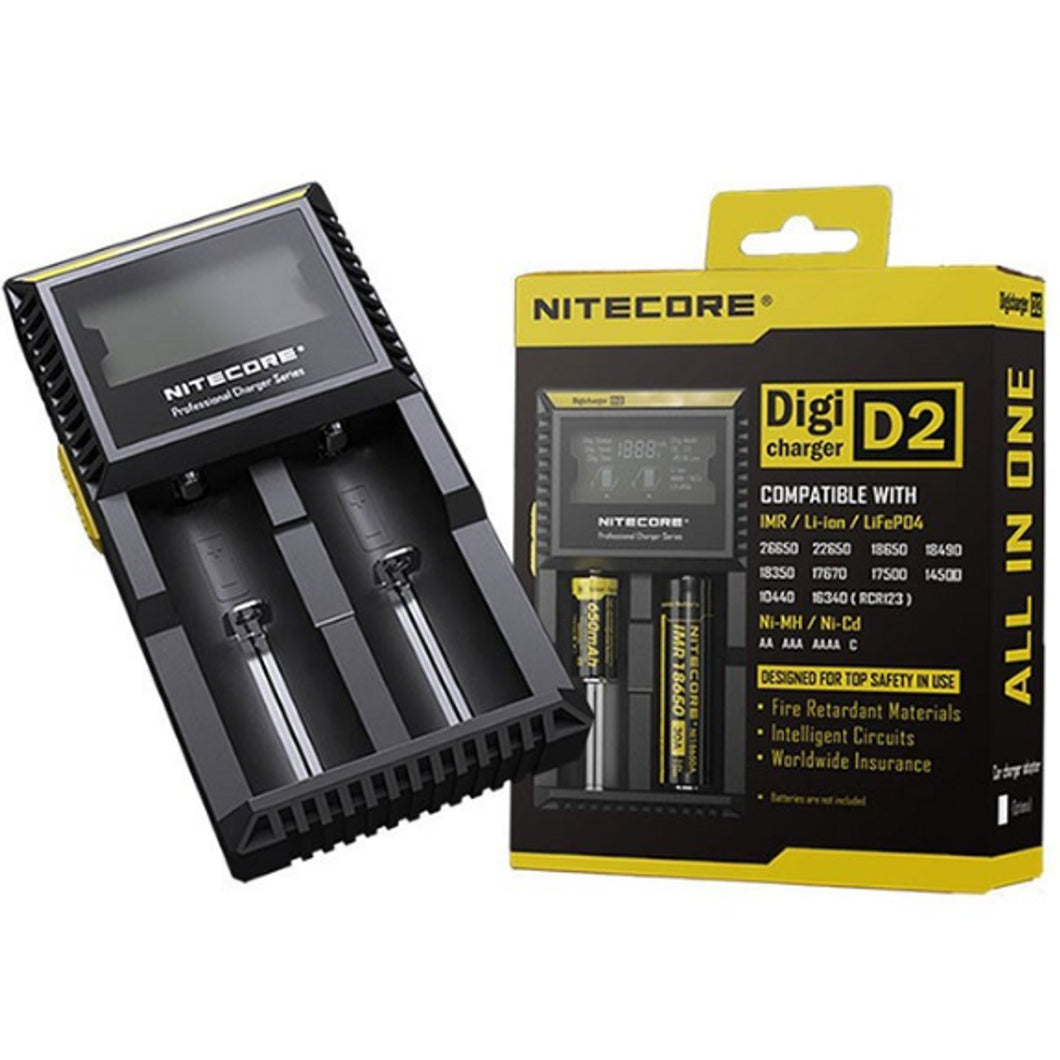 Nitecore D2 Digicharger - WORLDTRADERS USA LLC (Vapeology)