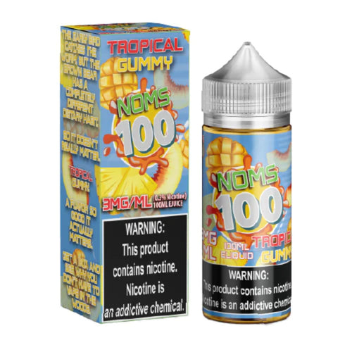 Noms 100 Tropical Gummy 100ml E-Juice - WORLDTRADERS USA LLC