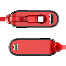 Cargar imagen en el visor de la galería, Pivoi 10000mAh Power Bank with Built in Lightning Cable - WORLDTRADERS USA LLC (Vapeology)