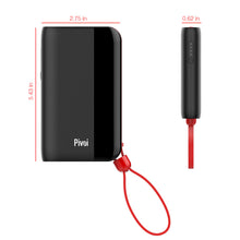 Load image into Gallery viewer, Pivoi 10000mAh Power Bank with Built in Lightning Cable - WORLDTRADERS USA LLC (Vapeology)
