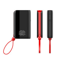 Load image into Gallery viewer, Pivoi 10000mAh Power Bank with Built in Lightning Cable - WORLDTRADERS USA LLC (Vapeology)