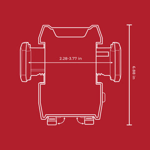 Pivoi Foldable Windshield Car Mobile Phone Holder - WORLDTRADERS USA LLC (Vapeology)