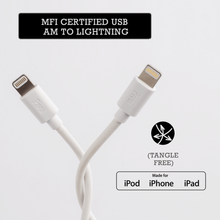 Cargar imagen en el visor de la galería, Pivoi MFI Certified USB to Lightning Cable 1M (White)- 3PK - WORLDTRADERS USA LLC (Vapeology)