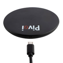 Cargar imagen en el visor de la galería, Pivoi QI Fast Wireless Charger Pad (Black) - WORLDTRADERS USA LLC (Vapeology)