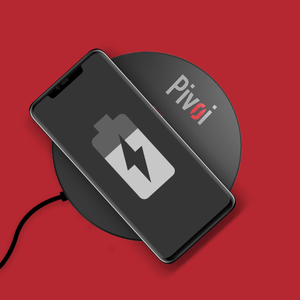 Pivoi QI Fast Wireless Charger Pad (Black) - WORLDTRADERS USA LLC (Vapeology)