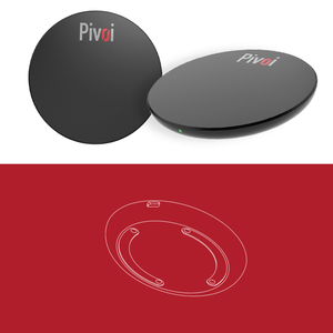 Pivoi QI Fast Wireless Charger Pad (Black) - WORLDTRADERS USA LLC (Vapeology)