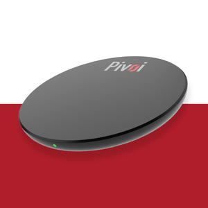 Pivoi QI Fast Wireless Charger Pad (Black) - WORLDTRADERS USA LLC (Vapeology)