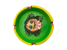 Cargar imagen en el visor de la galería, Rasta Jamaican Man Ceramic Cigarette 4" Ashtray - WORLDTRADERS USA