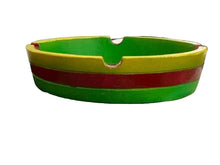 Cargar imagen en el visor de la galería, Rasta Jamaican Man Ceramic Cigarette 4" Ashtray - WORLDTRADERS USA