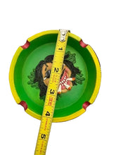 Cargar imagen en el visor de la galería, Rasta Jamaican Man Ceramic Cigarette 4" Ashtray - WORLDTRADERS USA