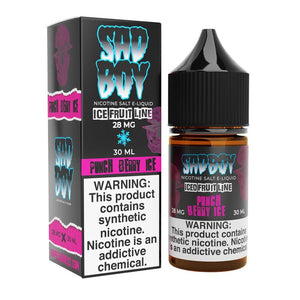 SadBoy Iced FruitLine Punch Berry Ice Synthetic Nicotine 30ml Salt E-Juice - WORLDTRADERS USA LLC