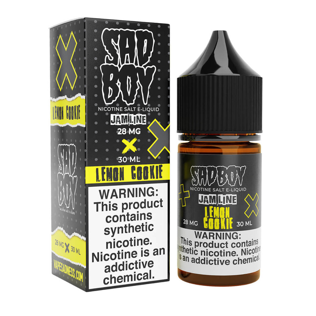 SadBoy JamLine Lemon Jam Synthetic Nicotine 30ml Salt E-Juice - WORLDTRADERS USA LLC