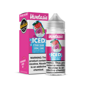 Vapetasia Killer Fruits Iced Straw Guaw 100ml Synthetic Nicotine E-Juice - WORLDTRADERS USA LLC