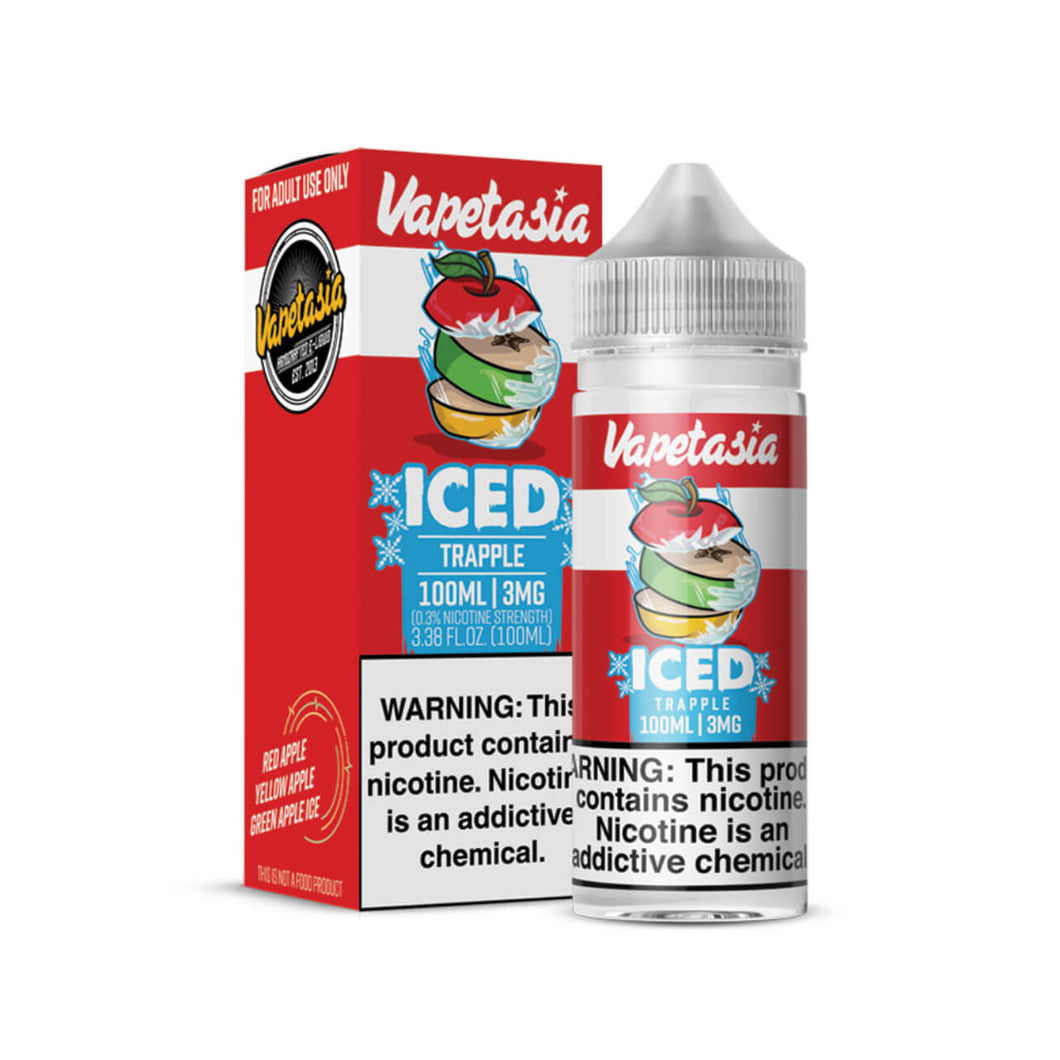 Vapetasia Killer Fruits Iced Trapple 100ml Synthetic Nicotine E-Juice - WORLDTRADERS USA LLC