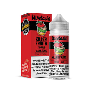 Vapetasia Killer Fruits Trapple 100ml Synthetic Nicotine E-Juice - WORLDTRADERS USA LLC