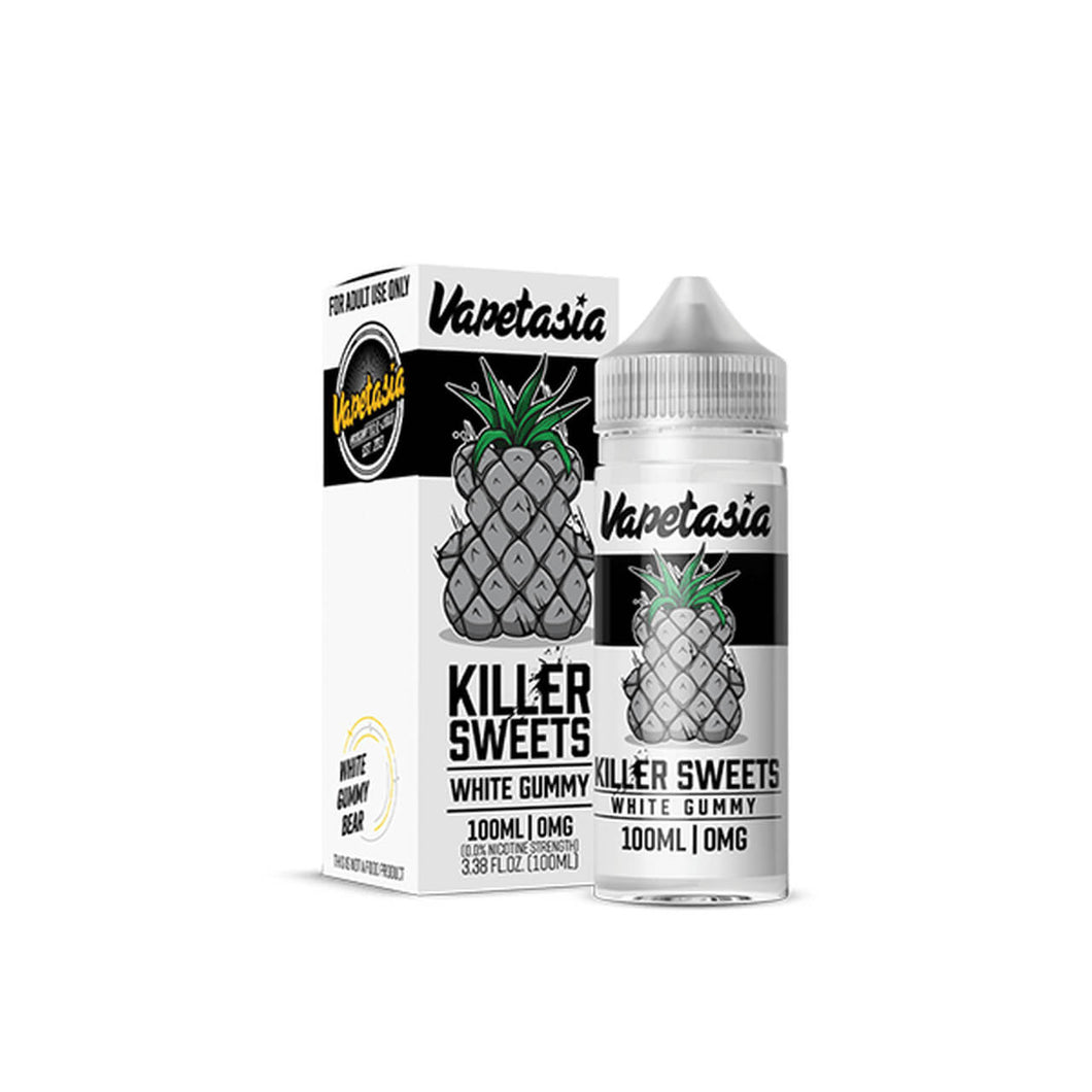 Vapetasia Killer Sweets White Gummy 100ml Synthetic Nicotine E-Juice - WORLDTRADERS USA LLC