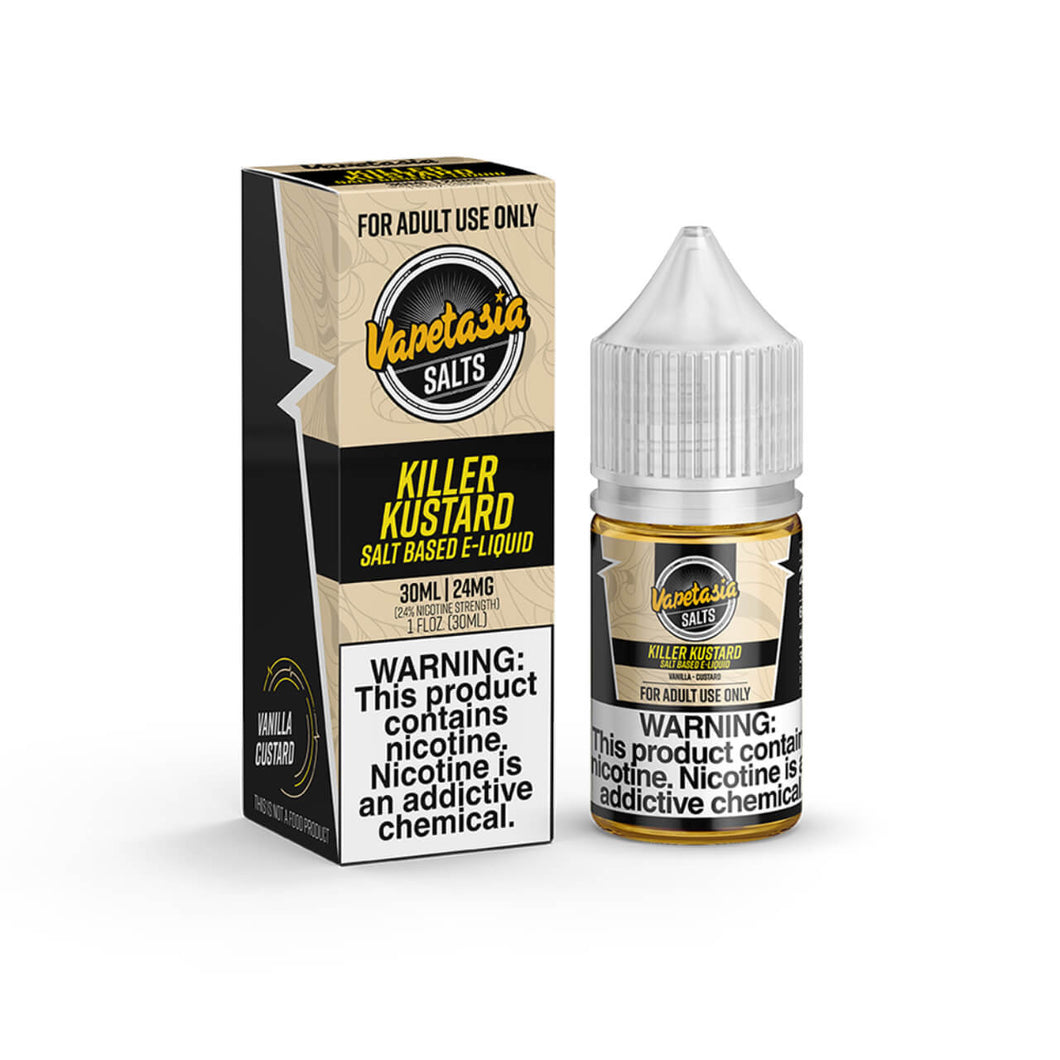 Vapetasia Salts Killer Kustard 30ml E-Juice - WORLDTRADERS USA LLC