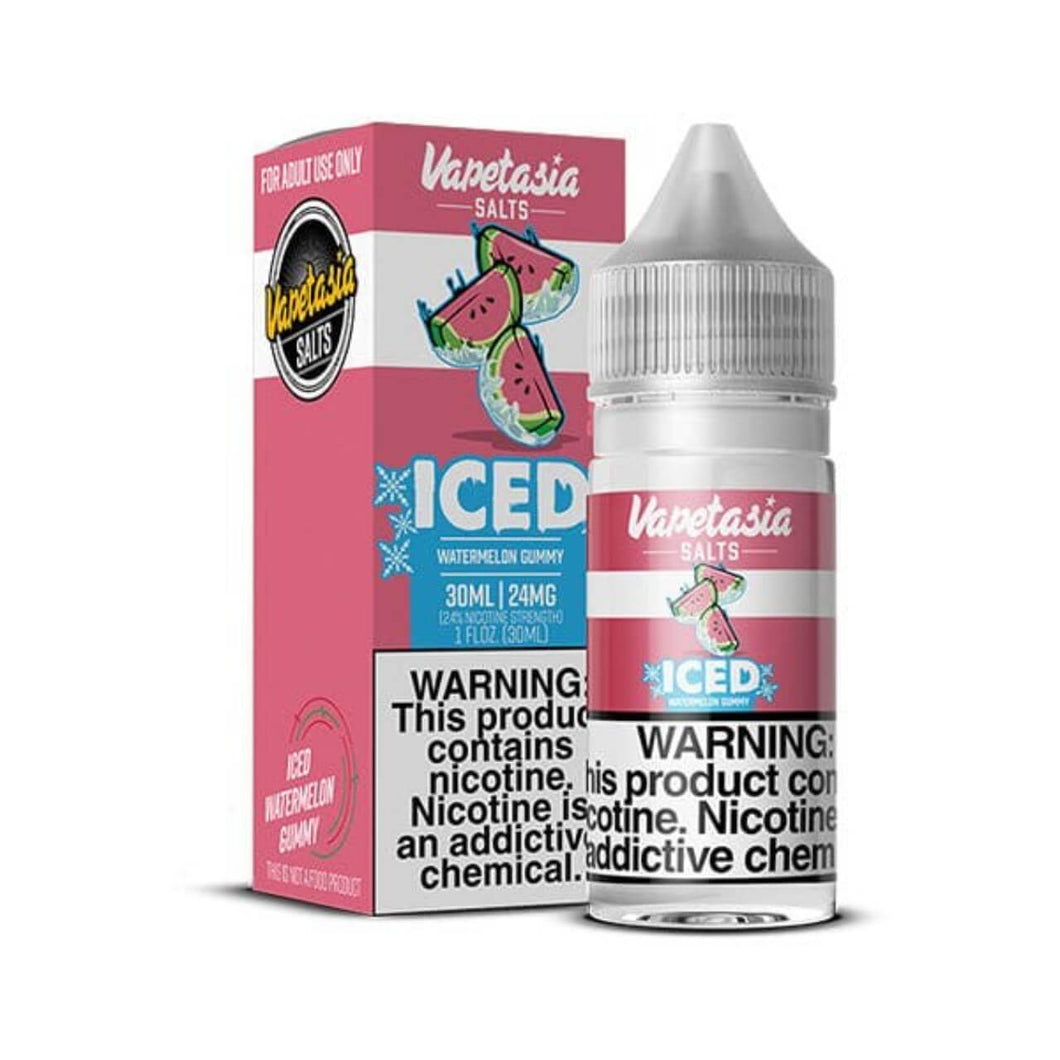 Vapetasia Salts Killer Sweets Iced Watermelon Gummy 30ml Synthetic Nicotine E-Juice - WORLDTRADERS USA LLC