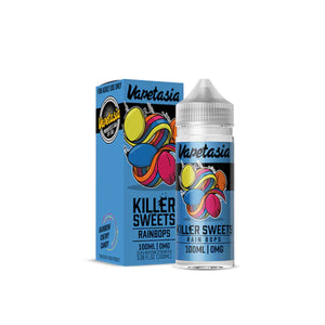 Vapetasia Killer Sweets Rain Bops 100ml Synthetic Nicotine E-Juice - WORLDTRADERS USA LLC