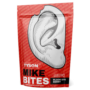 Tyson 2.0 Mike Bites Black Eye Berry Delta-8 Gummies – 500MG - DISTRODEALS