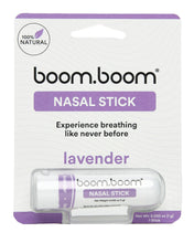 Load image into Gallery viewer, BoomBoom Aromatherapy Lavender Nasal Stick Single Enhances Breathing Focus 