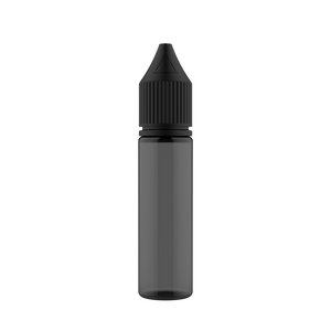 Chubby Gorilla - 20ML Unicorn Bottle - Transparent Black Bottle / Black Cap - V3 - Copackr.com