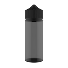 Load image into Gallery viewer, Chubby Gorilla - 120ML Unicorn Bottle - Translucent Black Bottle / Black Cap - V3 - DISTRODEALS.COM