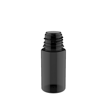 Load image into Gallery viewer, Chubby Gorilla Chubby Gorilla - 30ML Stubby Unicorn Bottle - Transparent Black Bottle / Black Cap - V3