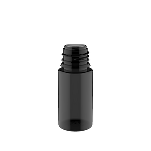 Chubby Gorilla Chubby Gorilla - 30ML Stubby Unicorn Bottle - Transparent Black Bottle / Black Cap - V3