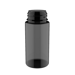 Chubby Gorilla - 100ML Unicorn Bottle - Transparent Black Bottle / Black Cap - V3 - Copackr.com