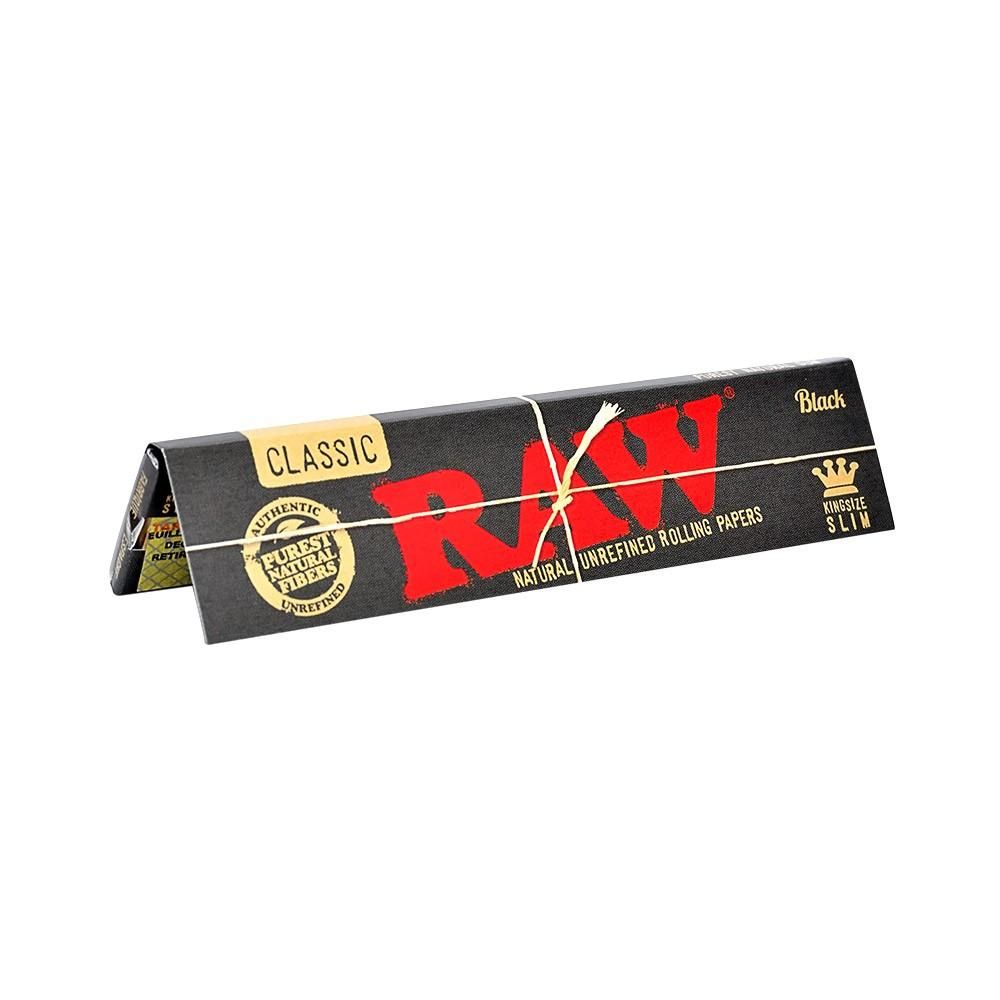 RAW Classic Black Rolling Papers - Kingsize Slim - Fulfillment Center