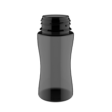 Load image into Gallery viewer, Chubby Gorilla - 100ML Unicorn Bottle - Transparent Black Bottle / Black Cap - V3 - Copackr.com