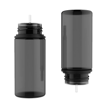 Load image into Gallery viewer, Chubby Gorilla - 100ML Unicorn Bottle - Transparent Black Bottle / Black Cap - V3 - Copackr.com