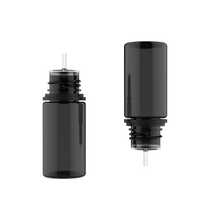 Chubby Gorilla Chubby Gorilla - 30ML Stubby Unicorn Bottle - Transparent Black Bottle / Black Cap - V3