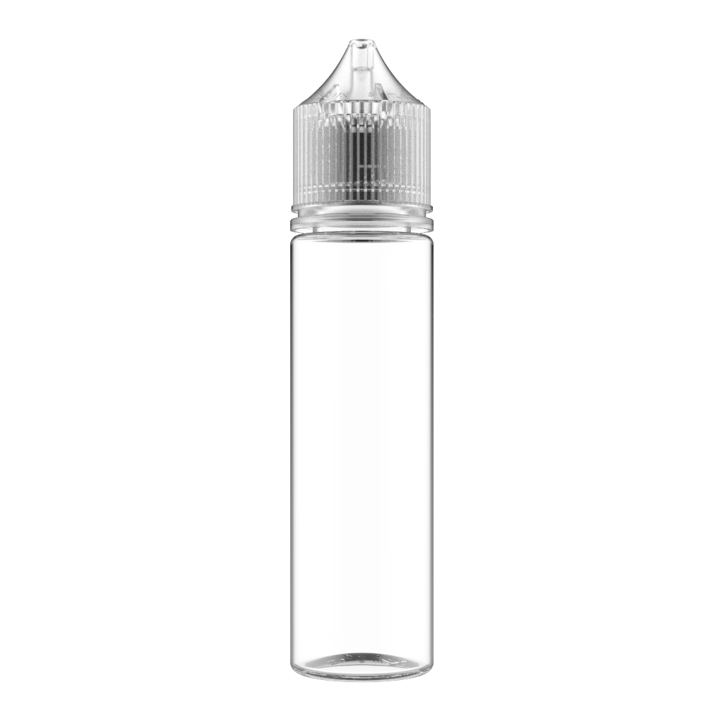 Chubby Gorilla - 60ML Unicorn Bottle - Clear Bottle / Natural Cap - V3 - Copackr.com