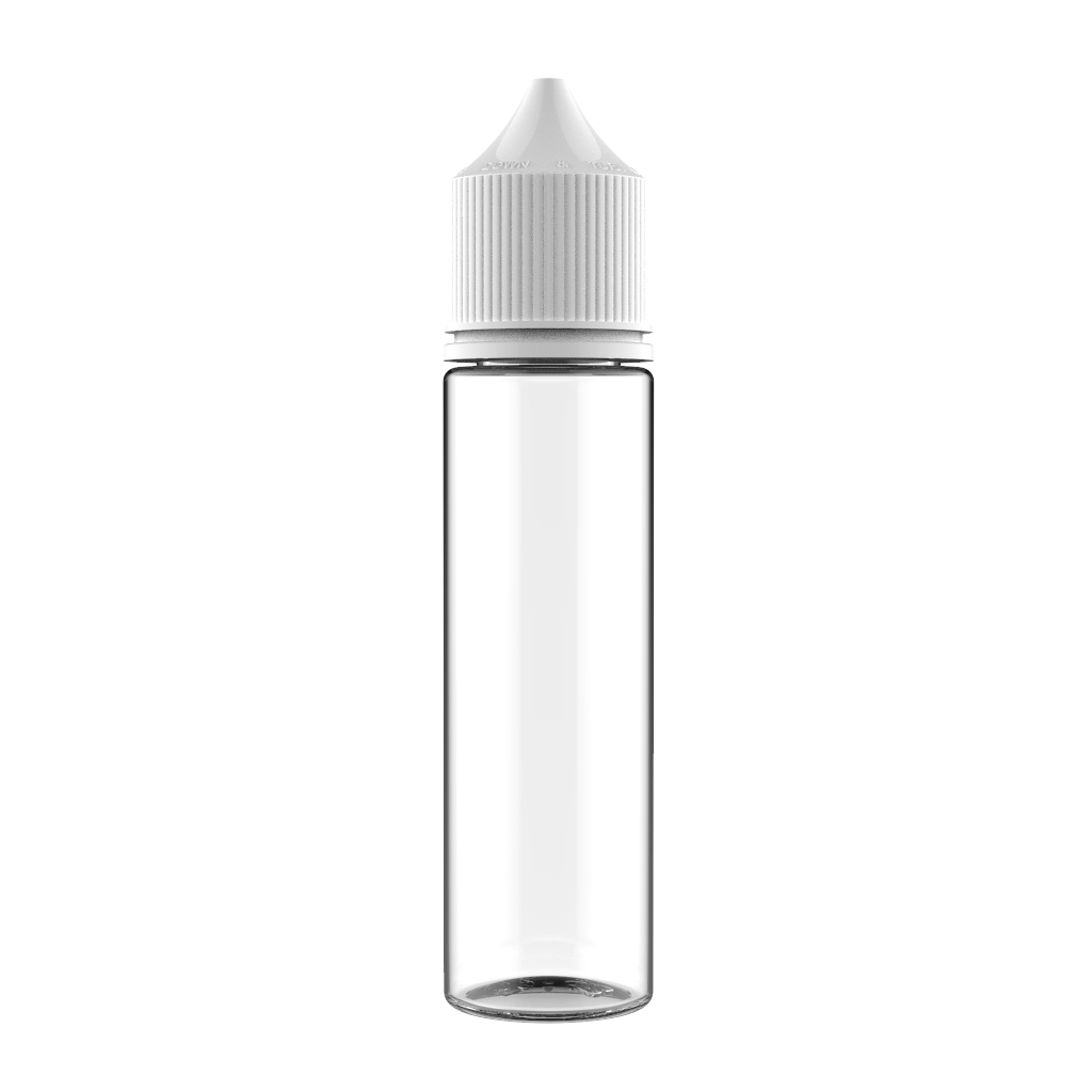 Chubby Gorilla - 60ML Unicorn Bottle - Clear Bottle / White Cap - V3 - Copackr.com