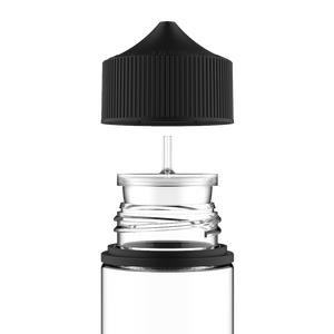 Chubby Gorilla - 100ML Unicorn Bottle - Clear Bottle / Black Cap - V3 - Copackr.com