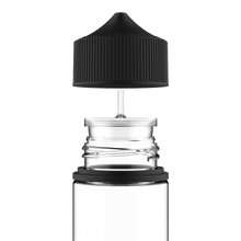 Cargar imagen en el visor de la galería, Chubby Gorilla - 120ML Unicorn Bottle - Clear Bottle / Black Cap - V3 - Copackr.com