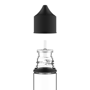 Chubby Gorilla 60ML Unicorn Bottle - Clear Bottle / Black Cap - V3 - Copackr.com