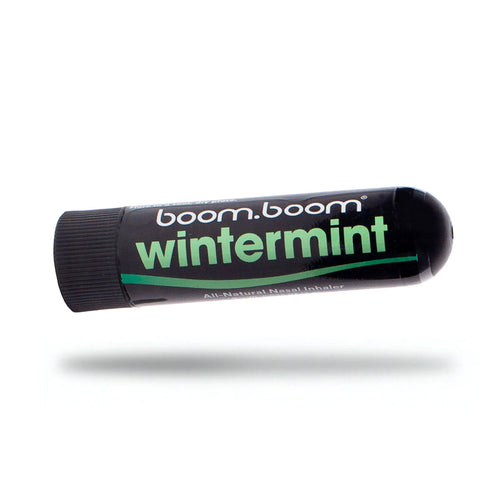 BoomBoom Aromatherapy Wintermint Nasal Stick Single Enhances Breathing Focus 