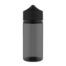 Load image into Gallery viewer, Chubby Gorilla - 100ML Unicorn Bottle - Transparent Black Bottle / Black Cap - V3 - Copackr.com