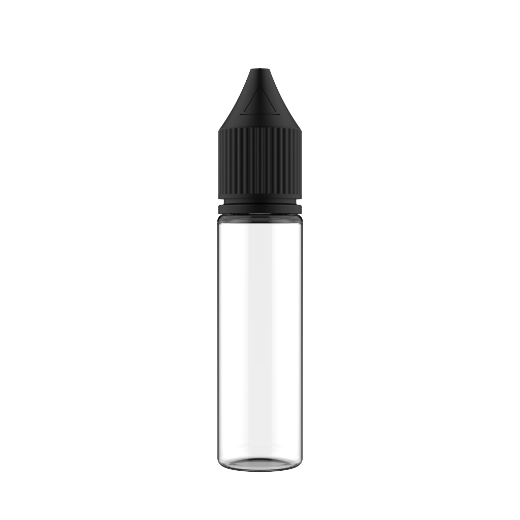 Chubby Gorilla - 20ML Unicorn Bottle - Clear Bottle / Black Cap - V3 - Copackr.com